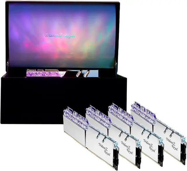 Main image of G.SKILL Trident Z Royal Series 32GB (4 x 8GB) DDR4 4000 (PC4 32000) Desktop Memory - Collector Edition Model F4-4000C17Q-32GTRSU