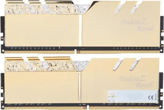 Alt view image 3 of 4 - G.SKILL Trident Z Royal Series 16GB (2 x 8GB) DDR4 4800 (PC4-38400) Desktop Memory Model F4-4800C18D-16GTRG