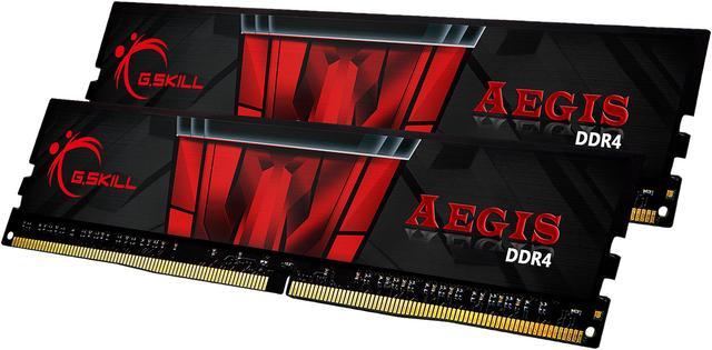 Ram Pc Gamer Kit Dual Channel 2 barrettes de RAM DDR4 PC4-25600 -  F4-3200C16D-16GTZR avec LED RGB - MEGA PC