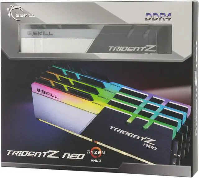 Alt view image 5 of 5 - G.SKILL Trident Z Neo Series 32GB (4 x 8GB) 288-Pin PC RAM DDR4 3600 (PC4 28800) Desktop Memory Model F4-3600C14Q-32GTZNB