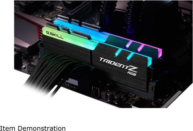 Alt view image 4 of 5 - G.SKILL TridentZ RGB Series 32GB (2 x 16GB) 288-Pin PC RAM DDR4 3600 (PC4 28800) Desktop Memory Model F4-3600C16D-32GTZRC
