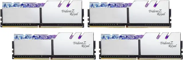 Main image of G.SKILL Trident Z Royal Series 32GB (4 x 8GB) DDR4 3600 (PC4 28800) Desktop Memory Model F4-3600C16Q-32GTRSC