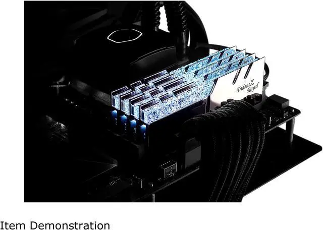 Alt view image 4 of 5 - G.SKILL Trident Z Royal Series 64GB (4 x 16GB) DDR4 3600 (PC4 28800) Desktop Memory Model F4-3600C16Q-64GTRSC