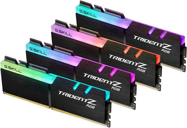 Main image of G.SKILL TridentZ RGB Series 32GB (4 x 8GB) 288-Pin PC RAM DDR4 3600 (PC4 28800) Desktop Memory Model F4-3600C18Q-32GTZR