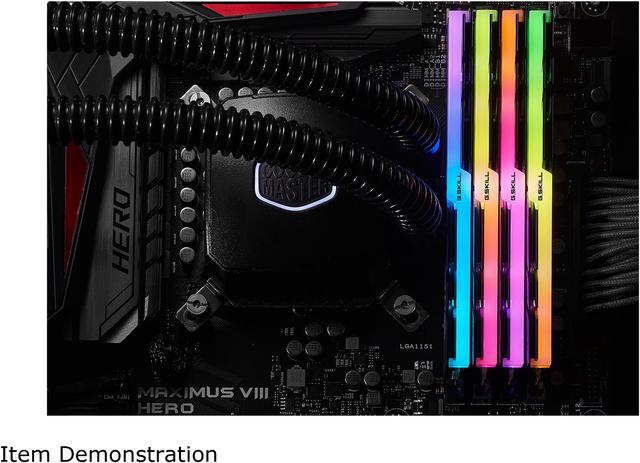 Alt view image 3 of 5 - G.SKILL TridentZ RGB Series 32GB (4 x 8GB) DDR4 3600 (PC4 28800) Desktop Memory Model F4-3600C16Q-32GTZRC
