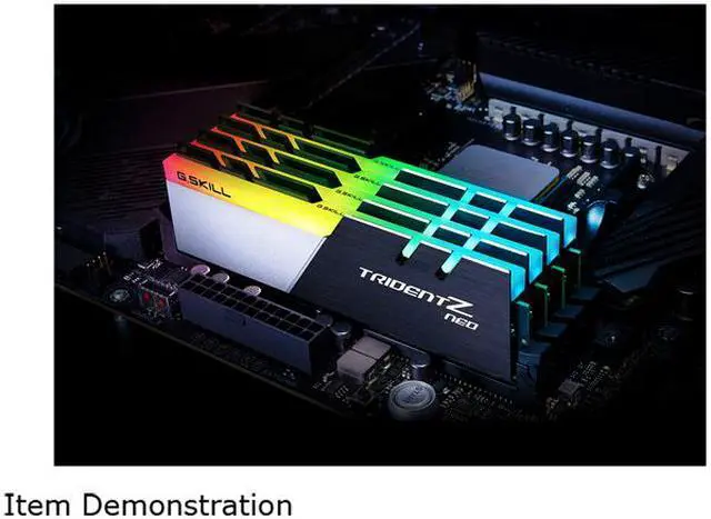 Alt view image 3 of 4 - G.SKILL Trident Z Neo Series 32GB (4 x 8GB) DDR4 3800 (PC4 30400) Desktop Memory Model F4-3800C14Q-32GTZN