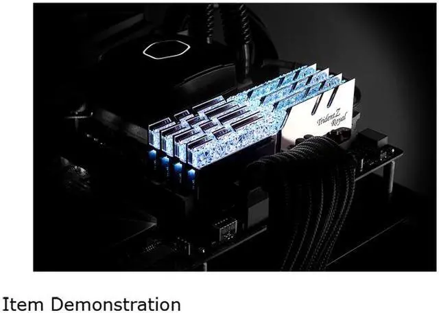 Alt view image 4 of 5 - G.SKILL Trident Z Royal Series 32GB (4 x 8GB) DDR4 4000 (PC4 32000) Desktop Memory Model F4-4000C18Q-32GTRS