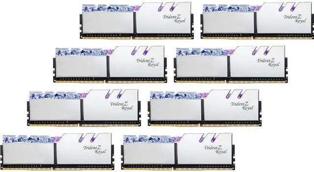 Main image of G.SKILL Trident Z Royal Series 64GB (8 x 8GB) 288-Pin PC RAM DDR4 3600 (PC4 28800) Desktop Memory Model F4-3600C14Q2-64GTRSB