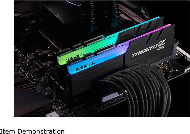 Alt view image 4 of 5 - G.SKILL TridentZ RGB Series 64GB (2 x 32GB) 288-Pin PC RAM DDR4 2666 (PC4 21300) Desktop Memory Model F4-2666C18D-64GTZR