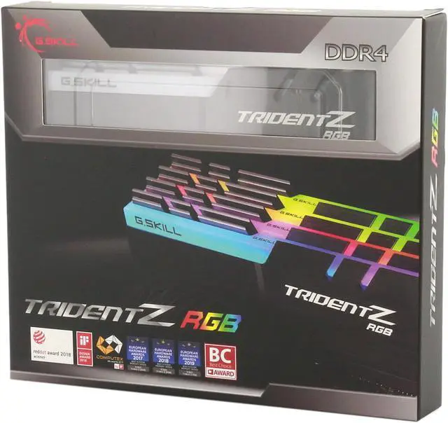 Alt view image 5 of 5 - G.SKILL TridentZ RGB Series 128GB (4 x 32GB) 288-Pin PC RAM DDR4 2666 (PC4 21300) Desktop Memory Model F4-2666C18Q-128GTZR