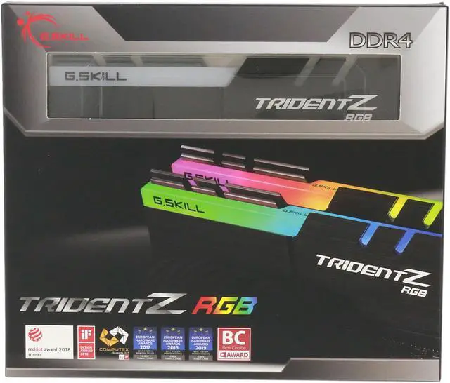 Alt view image 5 of 5 - G.SKILL TridentZ RGB Series 64GB (2 x 32GB) 288-Pin PC RAM DDR4 3200 (PC4 25600) Desktop Memory Model F4-3200C16D-64GTZR