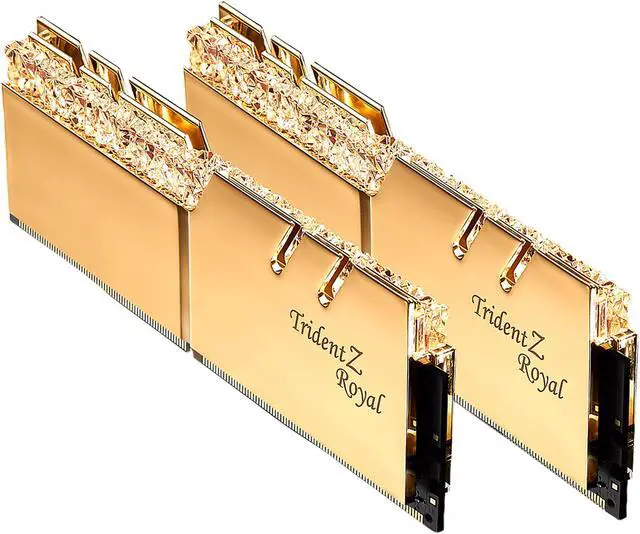 Alt view image 3 of 4 - G.SKILL Trident Z Royal Series 64GB (2 x 32GB) DDR4 3600 (PC4 28800) Desktop Memory Model F4-3600C18D-64GTRG