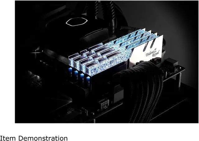 Alt view image 4 of 5 - G.SKILL Trident Z Royal Series 128GB (4 x 32GB) DDR4 3600 (PC4 28800) Desktop Memory Model F4-3600C18Q-128GTRS