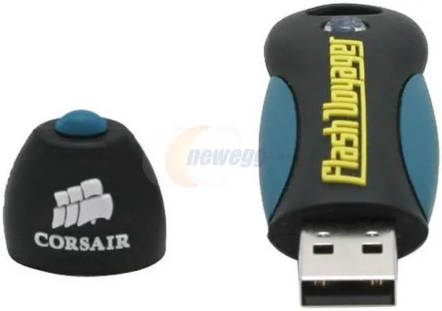 Alt view image 3 of 5 - CORSAIR Flash Voyager 1GB Flash Drive (USB2.0 Portable) CMFUSB2.0-1GB