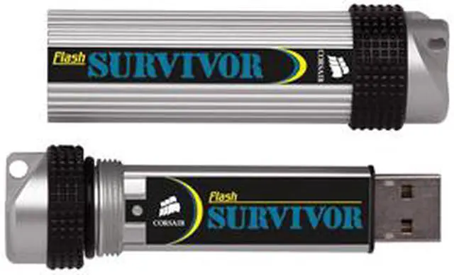 Main image of CORSAIR 16GB Flash Survivor Ultra Rugged USB 2.0 Drive Model CMFUSBSRVR-16GB