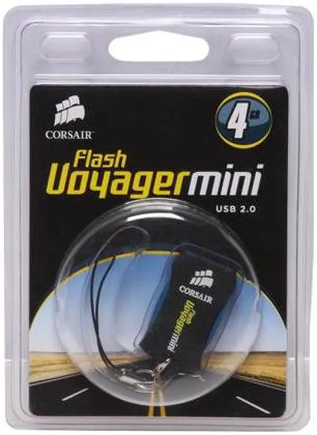 Alt view image 3 of 3 - CORSAIR Voyager Mini 4GB USB 2.0 Flash Drive Model CMFUSBMINI-4GB