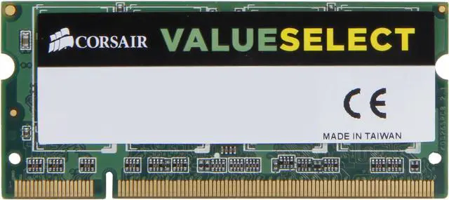 Main image of CORSAIR 1GB 200-Pin DDR2 SO-DIMM DDR2 800 (PC2 6400) Laptop Memory Model VS1GSDS800D2 G