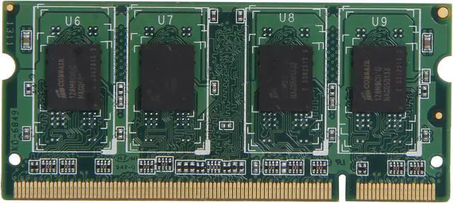 Alt view image 2 of 3 - CORSAIR 1GB 200-Pin DDR2 SO-DIMM DDR2 800 (PC2 6400) Laptop Memory Model VS1GSDS800D2 G