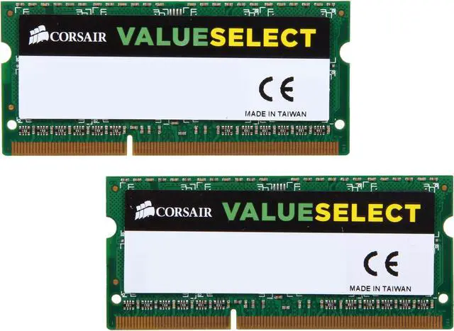 Main image of CORSAIR ValueSelect 8GB (2 x 4GB) 204-Pin DDR3 SO-DIMM DDR3 1066 (PC3 8500) Laptop Memory Model CM3X8GSDKIT1066