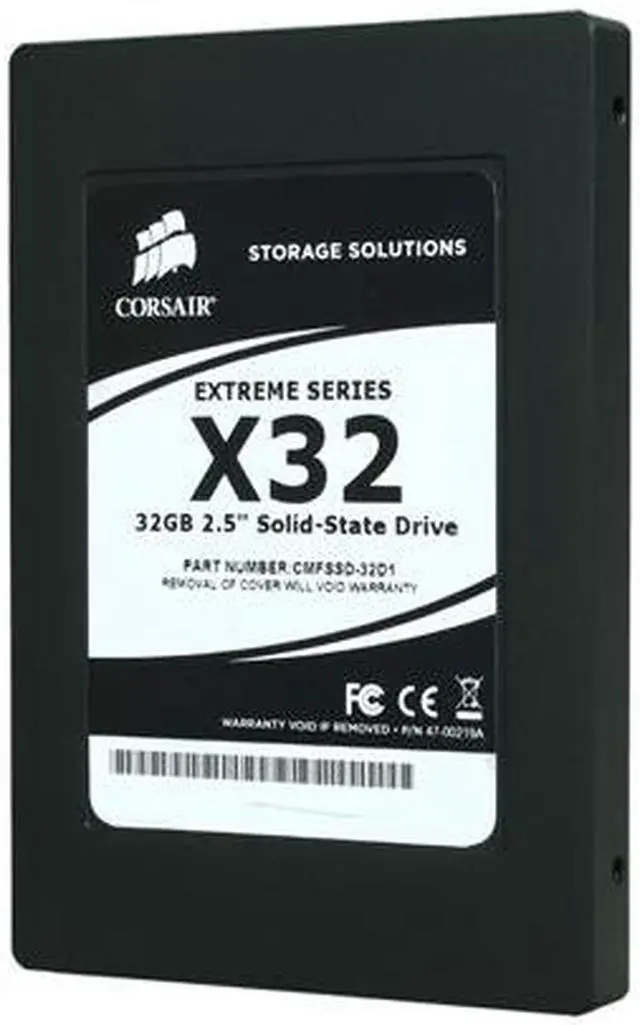Main image of Corsair Extreme Series 2.5" 32GB SATA II MLC Internal Solid State Drive (SSD) CMFSSD-32D1