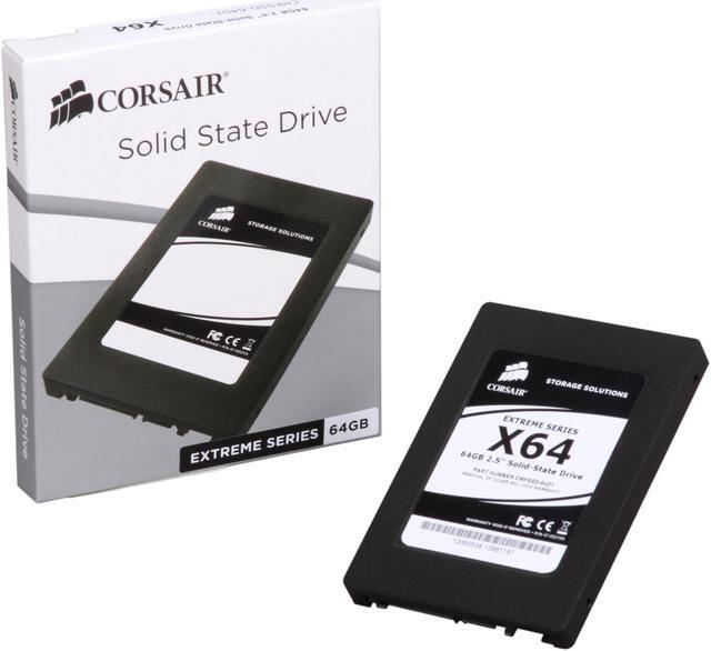 Alt view image 6 of 6 - Corsair Extreme Series 2.5" 64GB SATA II MLC Internal Solid State Drive (SSD) CMFSSD-64D1