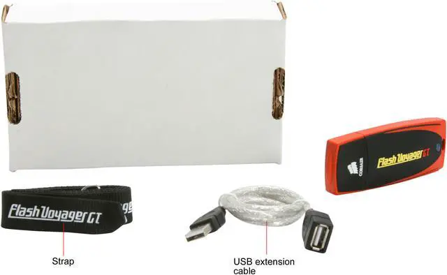 Alt view image 9 of 9 - CORSAIR Voyager GT 128GB USB 2.0 Flash Drive CMFUSBAC-128GBGT