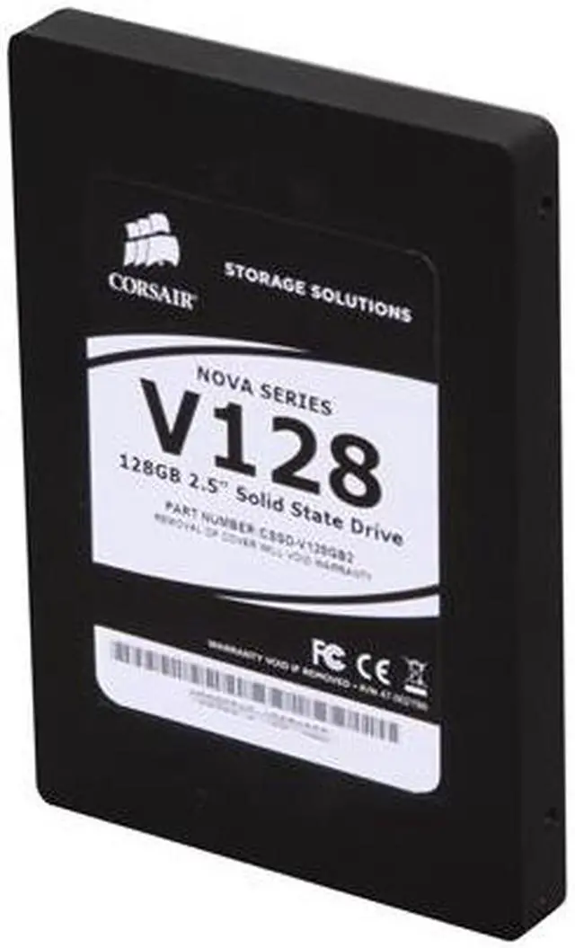 Alt view image 2 of 6 - Corsair Nova Series 2.5" 128GB SATA II MLC Internal Solid State Drive (SSD) CSSD-V128GB2-BRKT