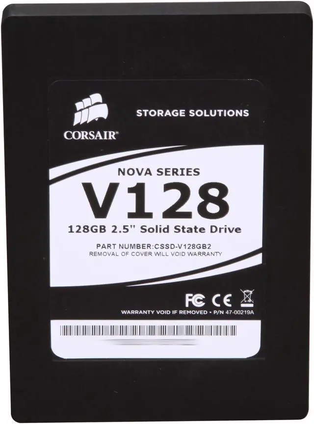 Alt view image 3 of 6 - Corsair Nova Series 2.5" 128GB SATA II MLC Internal Solid State Drive (SSD) CSSD-V128GB2-BRKT