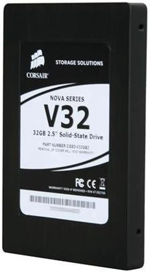 Alt view image 2 of 6 - Corsair Nova 2.5" 32GB SATA II Internal Solid State Drive (SSD) CSSD-V32GB2-BRKT