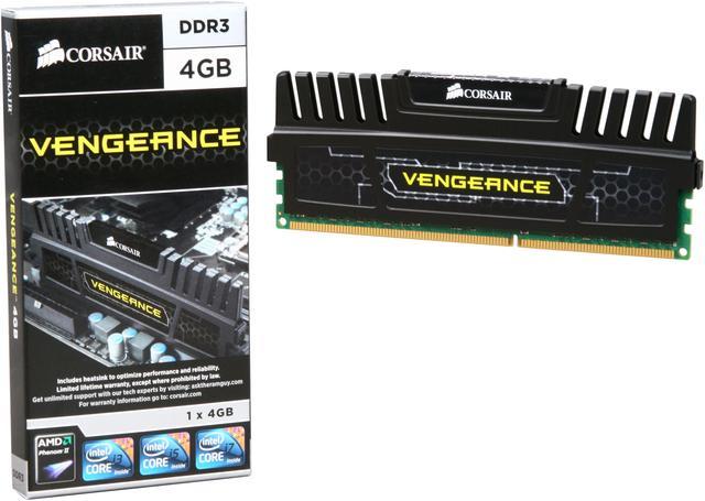CORSAIR 4GB DDR3 (PC3 12800) Desktop Memory Model CMZ4GX3M1A1600C9 Memory - Newegg.com