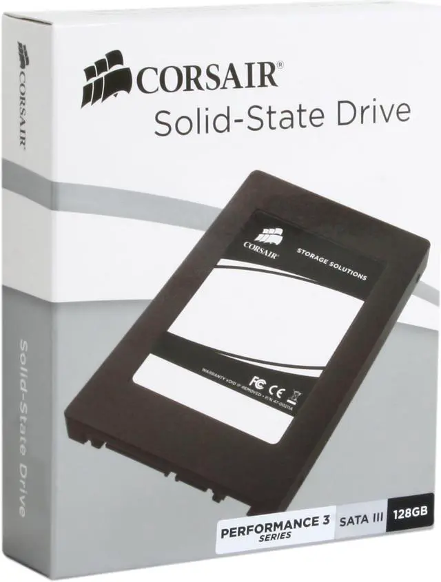 Main image of Corsair Performance 3 Series 2.5" 128GB SATA III MLC Internal Solid State Drive (SSD) CSSD-P3128GB2-BRKT