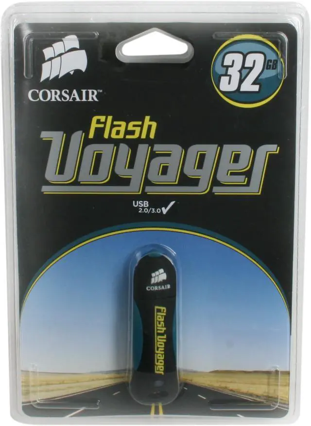 Alt view image 5 of 5 - CORSAIR Flash Voyager 32GB USB 2.0 Flash Drive CMFVYA32GB