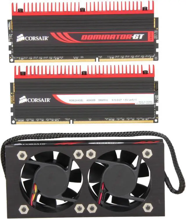 Alt view image 2 of 4 - CORSAIR DOMINATOR GT 8GB (2 x 4GB) DDR3 1866 Desktop Memory Model CMT8GX3M2A1866C9