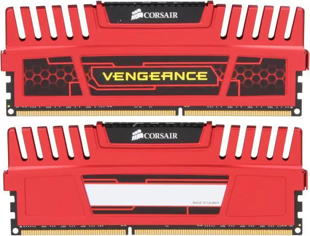 Alt view image 2 of 3 - CORSAIR Vengeance 8GB (2 x 4GB) DDR3 1600 (PC3 12800) Desktop Memory Model CMZ8GX3M2A1600C8R