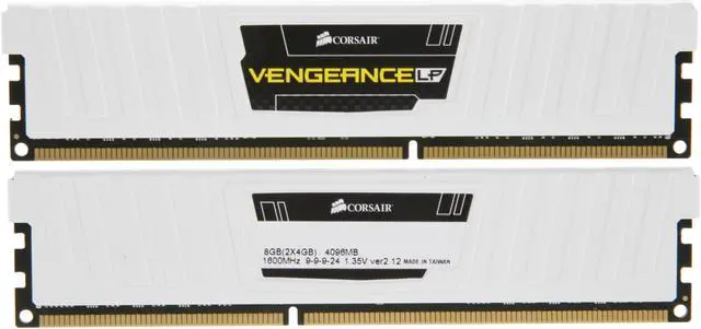 Alt view image 2 of 3 - CORSAIR Vengeance 8GB (2 x 4GB) DDR3L 1600 (PC3L 12800) Desktop Memory Model CML8GX3M2A1600C9W
