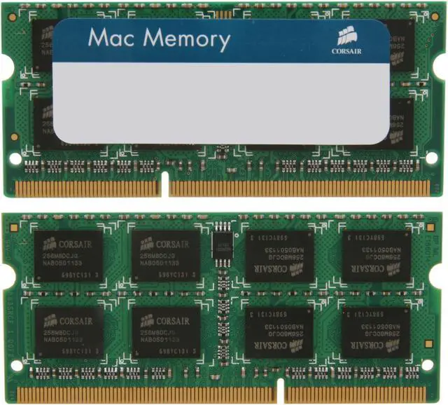 Alt view image 2 of 3 - CORSAIR 8GB (2 x 4GB) DDR3 1333 (PC3 10600) Memory for Apple Model CMSA8GX3M2A1333C9