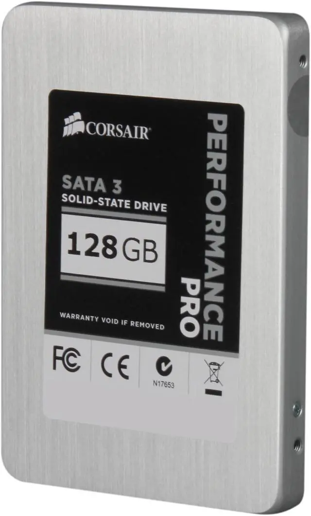 Alt view image 2 of 6 - Corsair Performance Pro Series 2.5" 128GB SATA III MLC Internal Solid State Drive (SSD) CSSD-P128GBP-BK