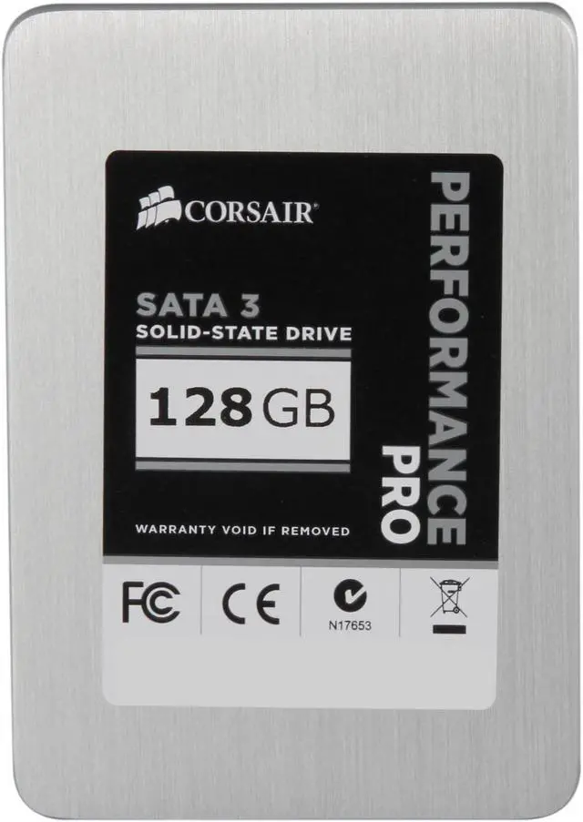 Alt view image 3 of 6 - Corsair Performance Pro Series 2.5" 128GB SATA III MLC Internal Solid State Drive (SSD) CSSD-P128GBP-BK