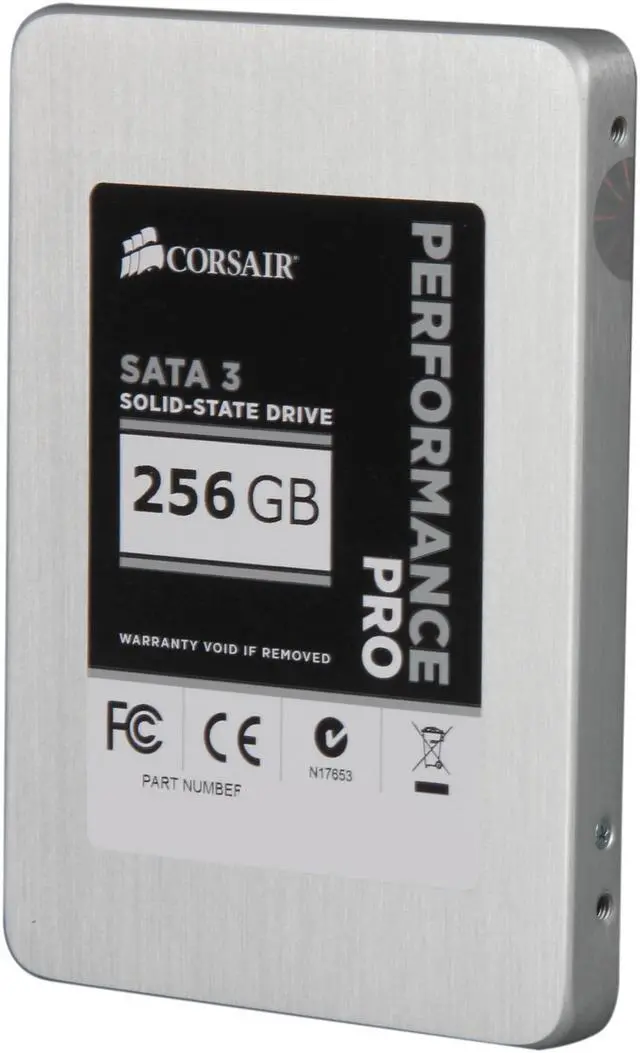 Alt view image 2 of 6 - Corsair Performance Pro Series 2.5" 256GB SATA III MLC Internal Solid State Drive (SSD) CSSD-P256GBP-BK