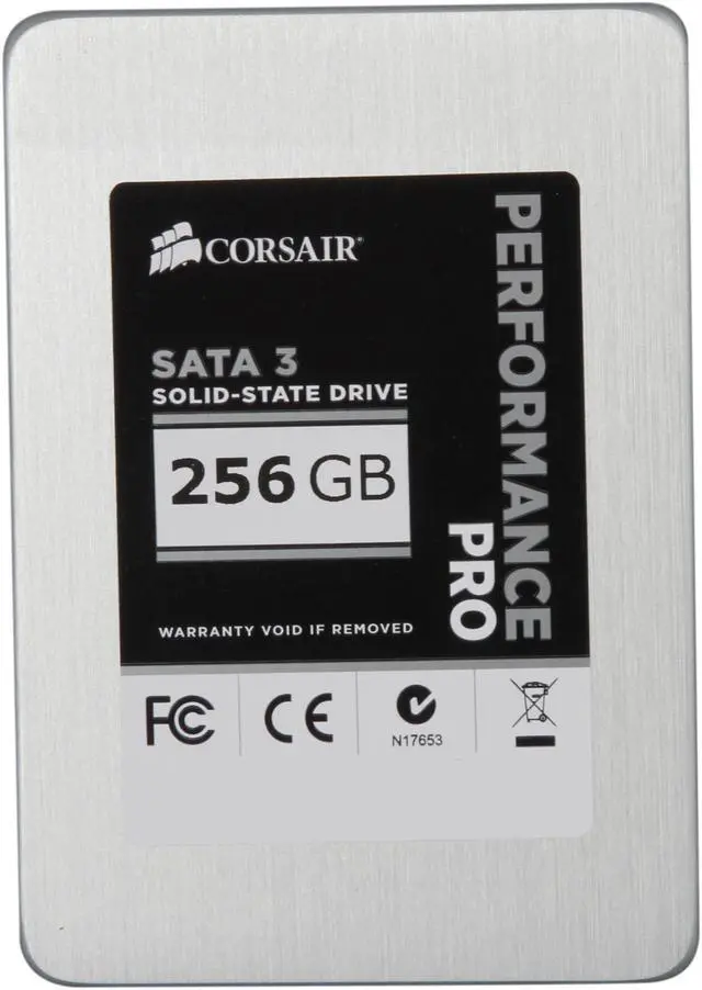 Alt view image 3 of 6 - Corsair Performance Pro Series 2.5" 256GB SATA III MLC Internal Solid State Drive (SSD) CSSD-P256GBP-BK