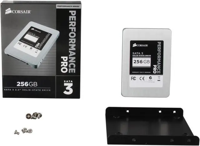 Alt view image 6 of 6 - Corsair Performance Pro Series 2.5" 256GB SATA III MLC Internal Solid State Drive (SSD) CSSD-P256GBP-BK