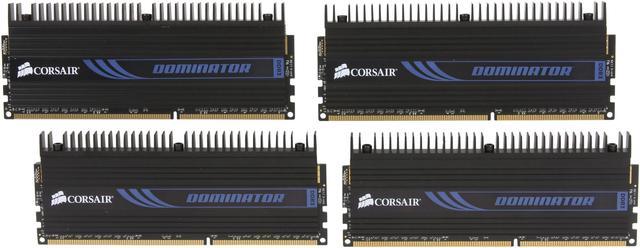 CORSAIR DOMINATOR 32GB (4 x 8GB) DDR3 1600 (PC3 12800) Desktop Memory Model  CMP32GX3M4X1600C10