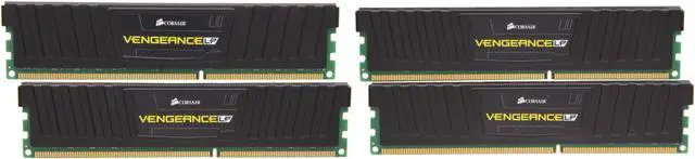 Main image of CORSAIR Vengeance LP 16GB (4 x 4GB) DDR3 1600 Desktop Memory Model CML16GX3M4X1600C8