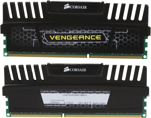 CORSAIR Vengeance 16GB (4 x 4GB) DDR3 1866 (PC3 14900) Desktop