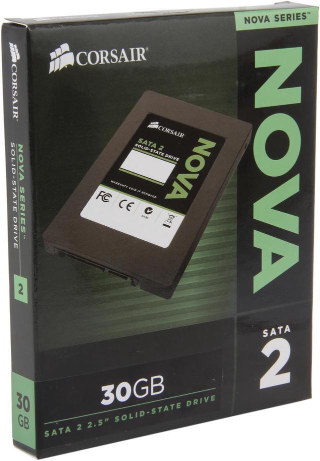 Main image of Corsair Nova Series 2 2.5" 30GB SATA II Internal Solid State Drive (SSD) CSSD-V30GB2A