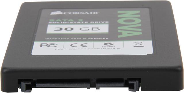 Alt view image 4 of 6 - Corsair Nova Series 2 2.5" 30GB SATA II Internal Solid State Drive (SSD) CSSD-V30GB2A