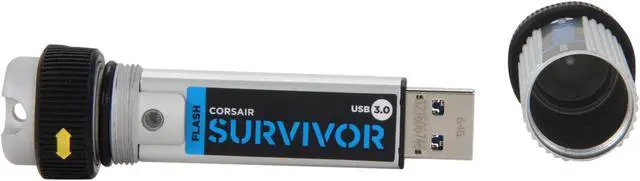 Alt view image 2 of 4 - CORSAIR Survivor 64GB USB 3.0 Flash Drive CMFSV3-64GB