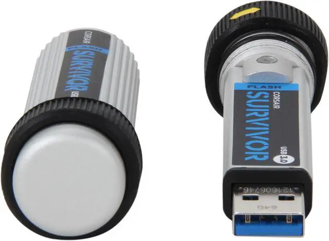 Alt view image 3 of 4 - CORSAIR Survivor 64GB USB 3.0 Flash Drive CMFSV3-64GB