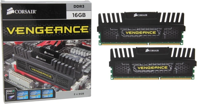 CORSAIR Vengeance 16GB (2 x 8GB) DDR3 1866 (PC3 15000) Desktop