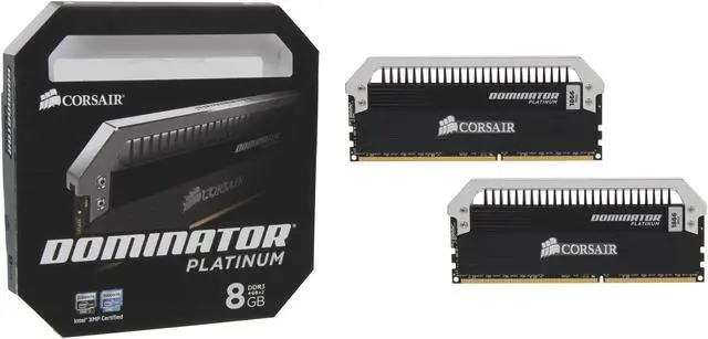 Alt view image 3 of 3 - CORSAIR Dominator Platinum 8GB (2 x 4GB) DDR3 1866 (PC3 14900) Desktop Memory Model CMD8GX3M2A1866C9